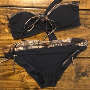 Black with Camo accent Xhilaration bikini